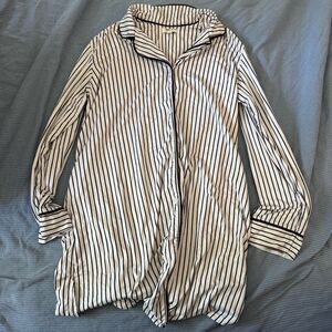 Anne Klein striped nightshirt